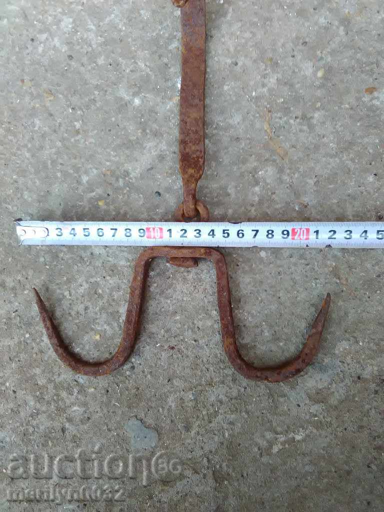 Forged buttock, hook, wrought iron - 5 Forged buttock, hook, wrought iron - 5