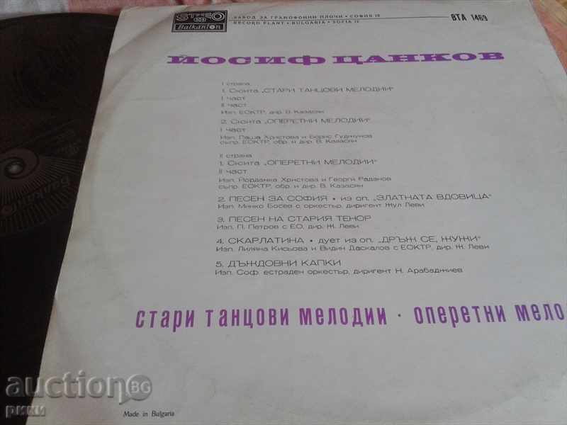 BTA 1469 Yosif Tsankov Old dance melodies Operetta melodies with price 70.00 BGN | € 35.79 BTA 1469 Yosif Tsankov Old dance melodies Operetta melodies with price 70.00 BGN | € 35.79