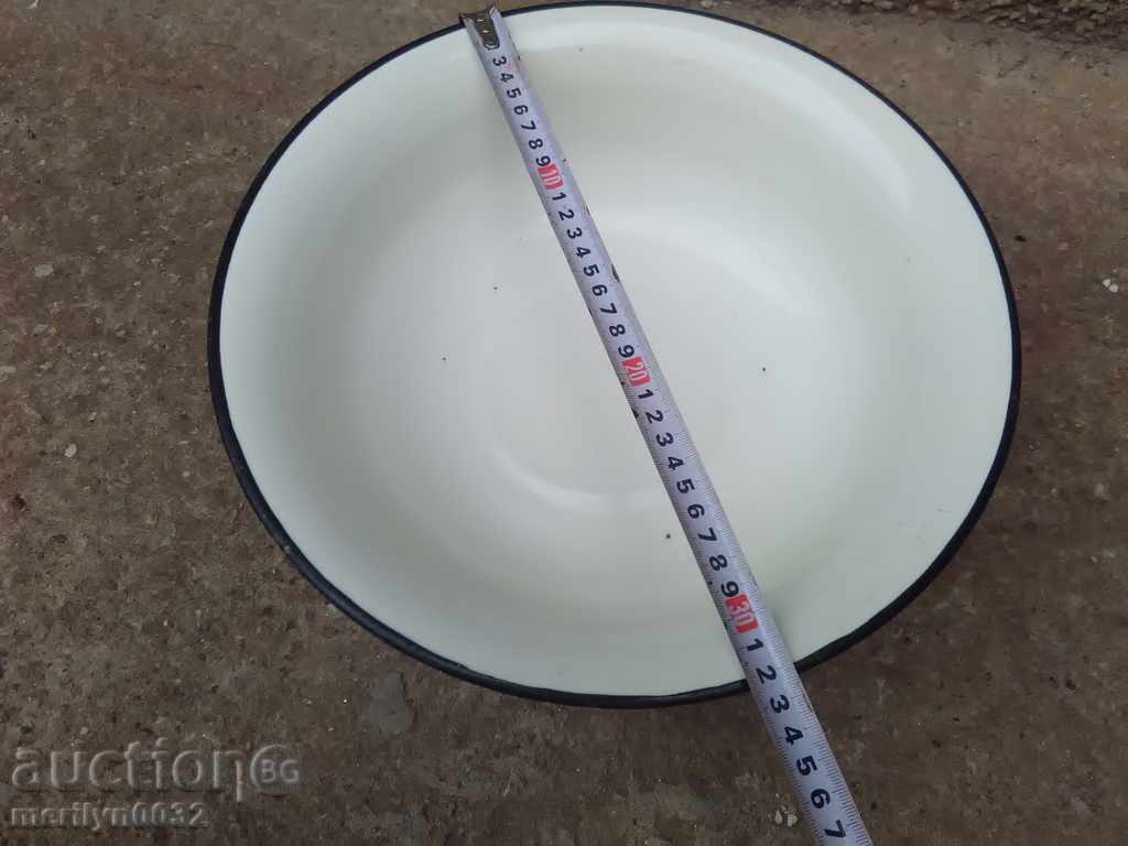 Enameled basin, bowl, enamel bowl - 5 Enameled basin, bowl, enamel bowl - 5