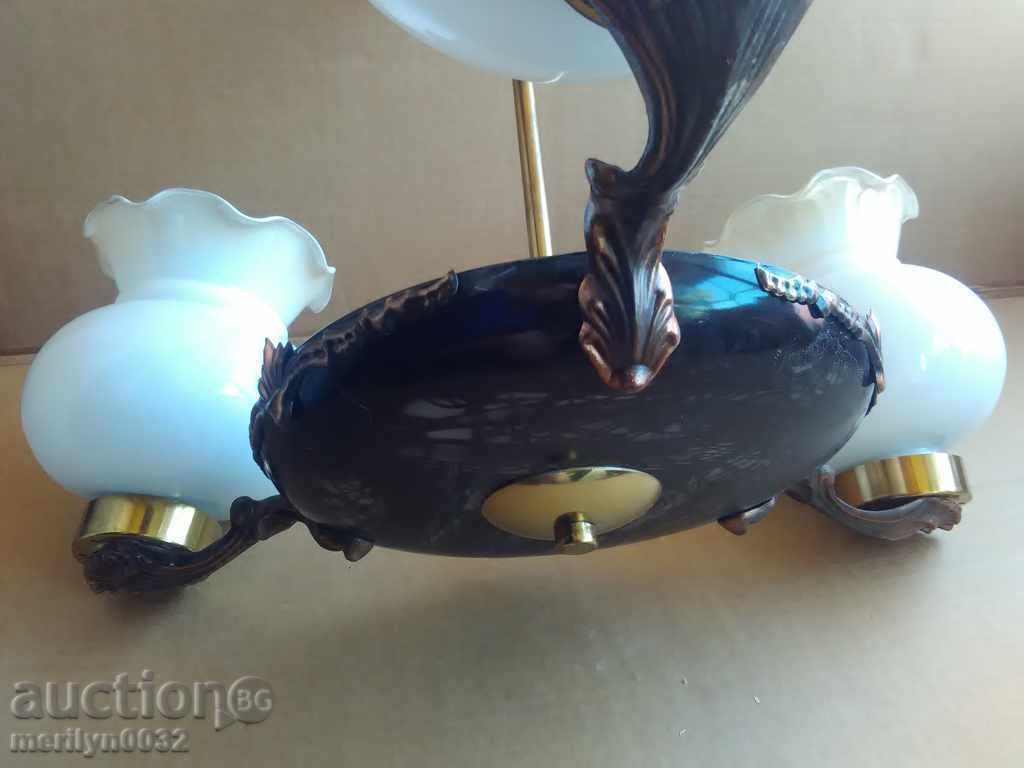 Παλιά λάμπα πολυέλαιος, φανάρι, φανός, αμπαζούρ 3 κομμάτια με τιμή 169.00 BGN | € 86.41 Παλιά λάμπα πολυέλαιος, φανάρι, φανός, αμπαζούρ 3 κομμάτια με τιμή 169.00 BGN | € 86.41