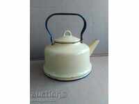 Επισμαλτωμένη τσαγιέρα από τη Σότσα, αγγείο με σμάλτο, ΕΣΣΔ