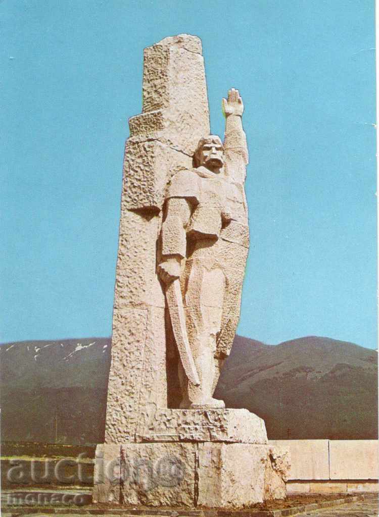 Postcard - Kalofer - Monument of Kalifer voivoda