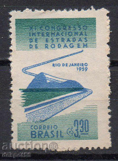 1959. Brazilia. Congresul Internațional pe drumuri.
