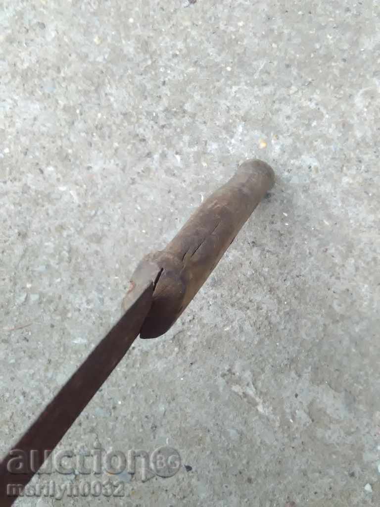 Auction Old hand forged butcher dagger kulak Auction Old hand forged butcher dagger kulak
