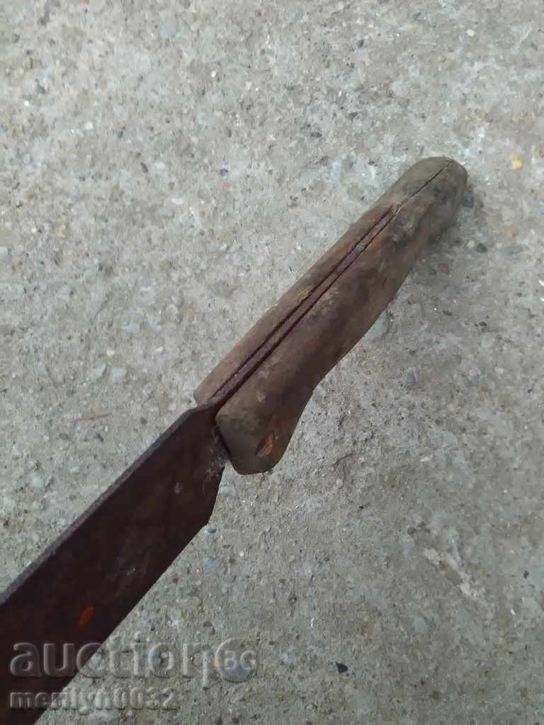 Old hand forged butcher dagger kulak - 6 Old hand forged butcher dagger kulak - 6