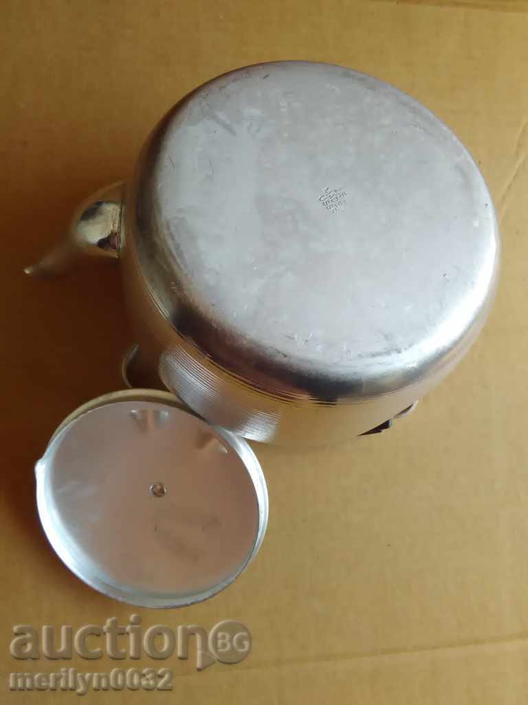 Delivery of Aluminum teapot USSR coffee beaker samant vintage