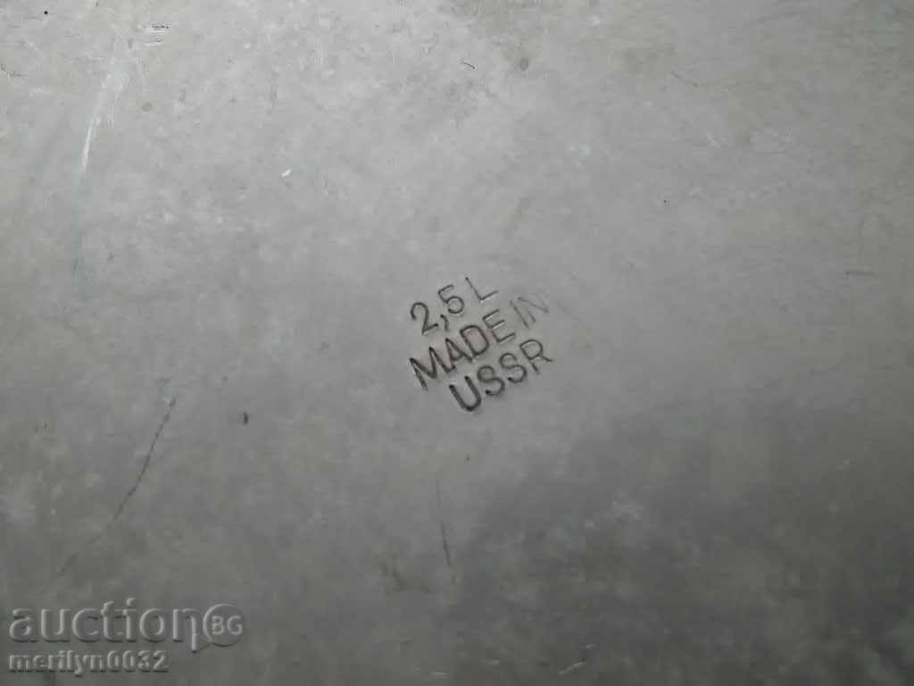 Aluminum teapot USSR coffee beaker samant vintage - 5
