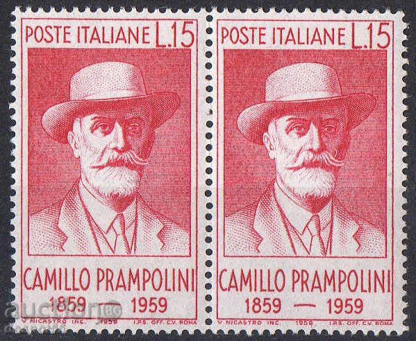 1959. Италия. Камило Прамполини, политик, социалист.
