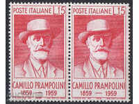 1959. Italia. Camillo Prampolini, om politic, socialist.
