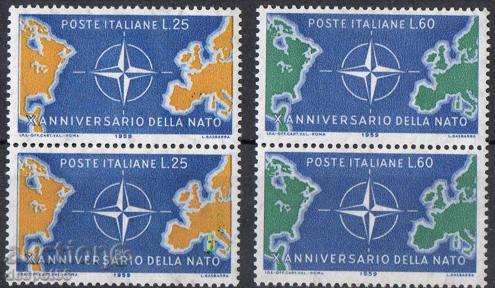 1959. Италия. 10 г. НАТО.