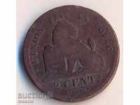Βέλγιο 2 centimes 1833, DES Belges