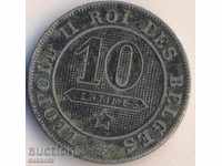 Belgium 10 centimeters 1894, DES BELGES