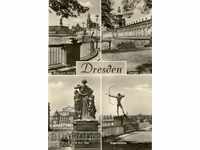 Postcard - Dresden, a collection of 4 views