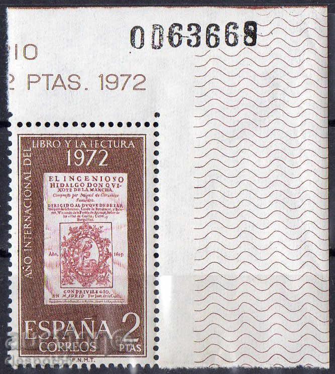 1972. Spain. International Year of the Book.