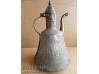 Old hibiscus, hunter, teapot, baker, copper pot jug