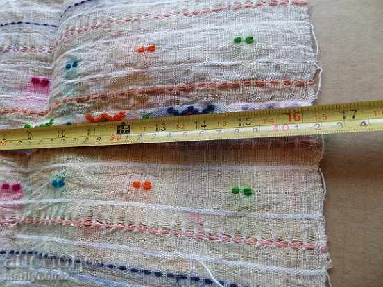 Licitație Vechi țesute manual pânză broderie lizieră Licitație Vechi țesute manual pânză broderie lizieră