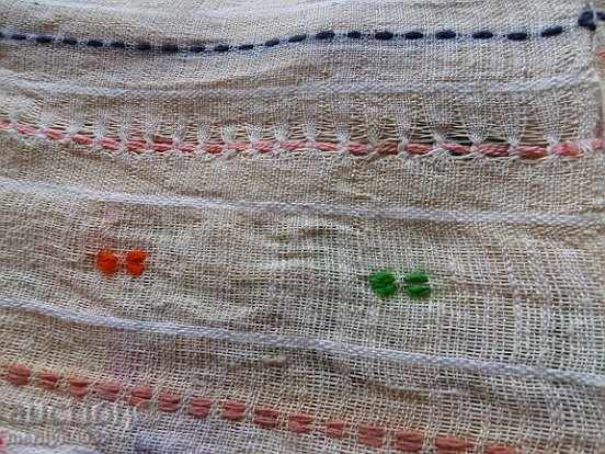 Vechi țesute manual pânză broderie lizieră - 7 Vechi țesute manual pânză broderie lizieră - 7