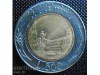 Italy - 500 pounds 1989