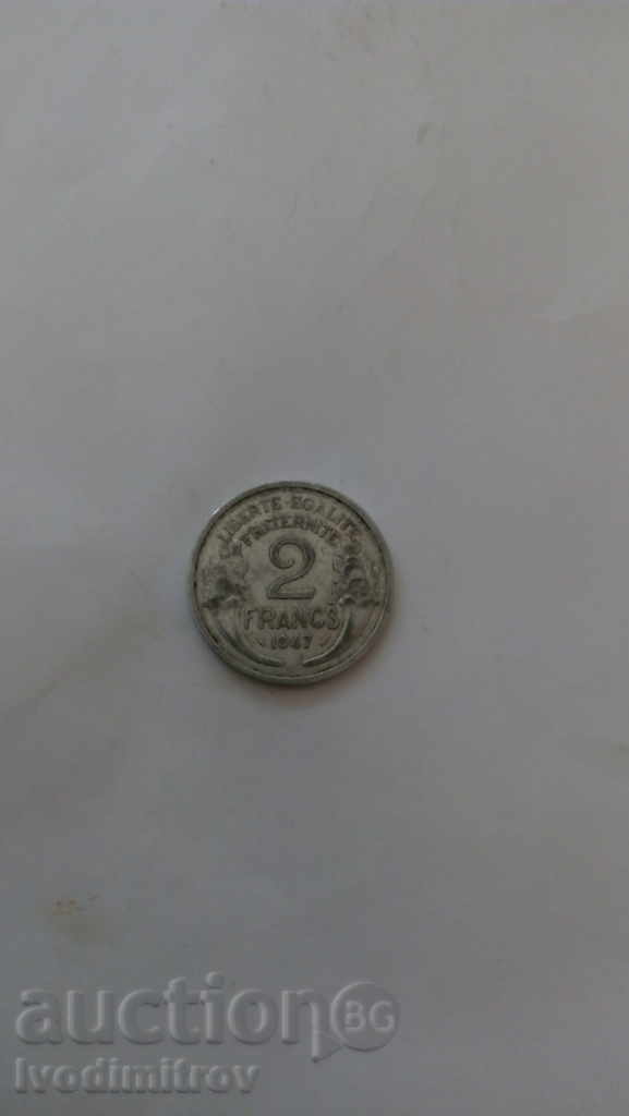 France 2 franci 1947