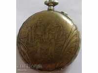 много интересен ROSKPF-джобен часовник-НЕ РАБОТИ ЗА РЕМОНТ