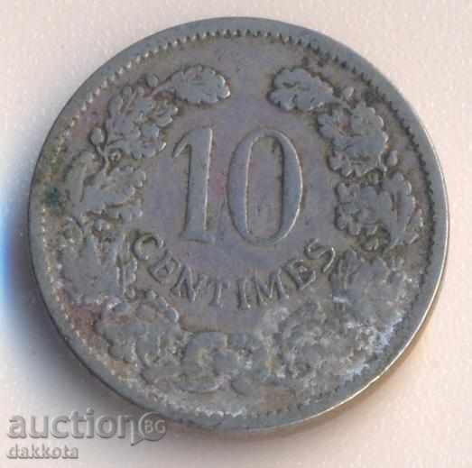 Люксембург 10 сантима 1901 година