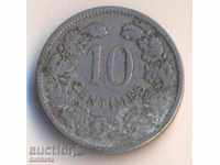 Luxembourg 10 centimeters 1901 year