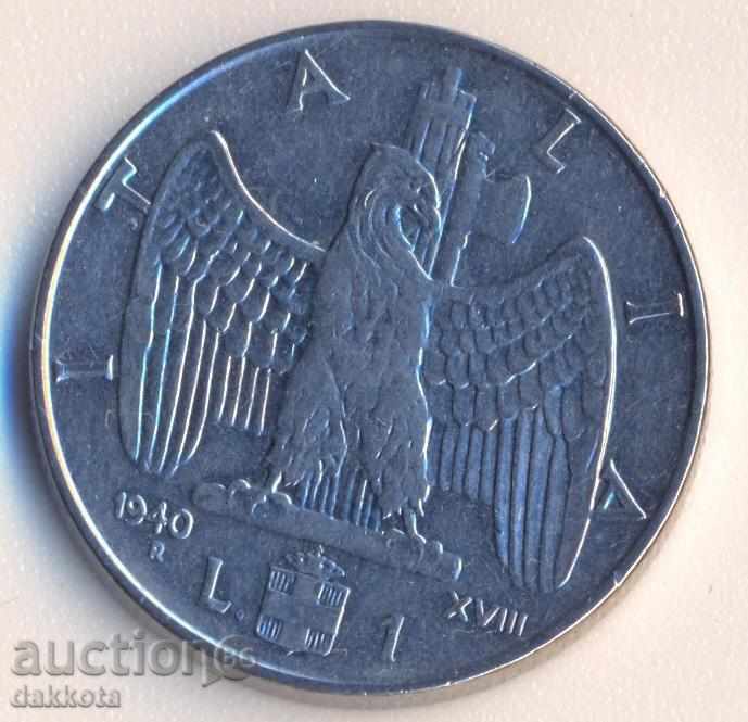 Italia 1 liră 1940 cu preț 2.50 BGN | € 1.28 Italia 1 liră 1940 cu preț 2.50 BGN | € 1.28
