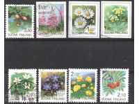 8 Клеймовани марки Флора Цветя МИКС от Финландия