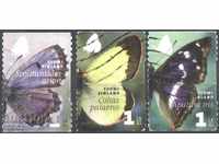Клеймовани марки Фауна Пеперуди 2007 от Финландия