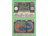 (¯`'•.¸ΓΕΡΜΑΝΙΑ (Σλέσβιχ) 2 γραμματόσημα 1918 UNC¸.•'´¯)
