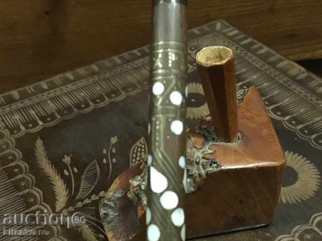 A pen holder with a sign OHRID - 5 A pen holder with a sign OHRID - 5