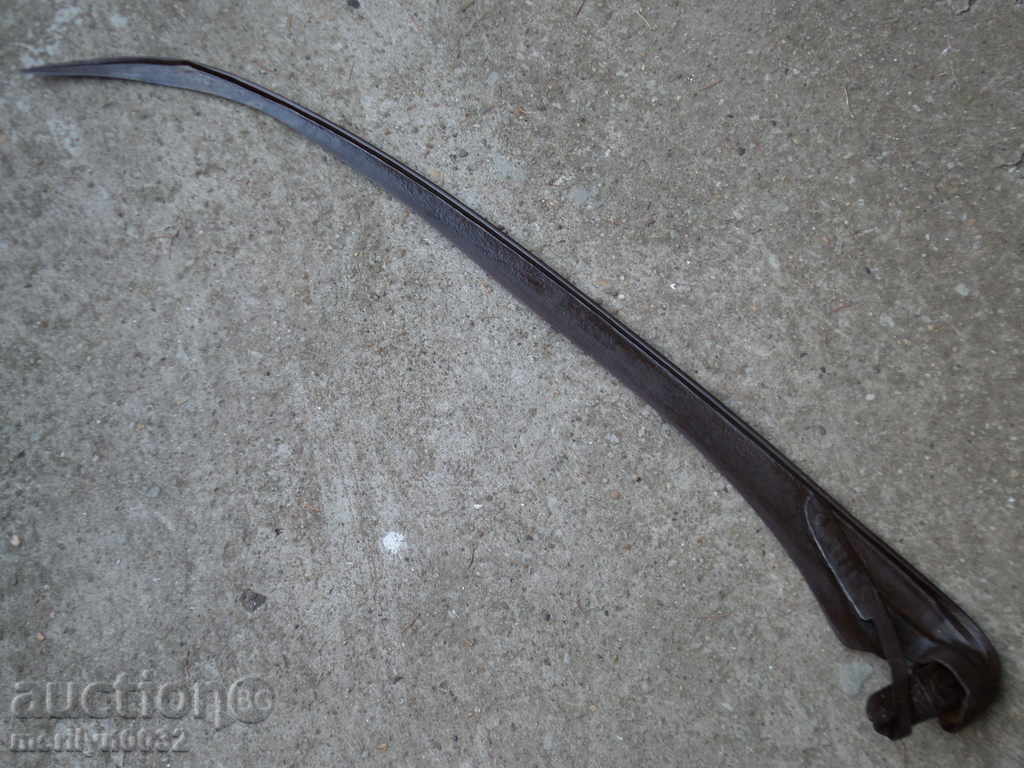 Old hand-forged mowing hair, wrought iron with price 52.00 BGN | € 26.59 Old hand-forged mowing hair, wrought iron with price 52.00 BGN | € 26.59