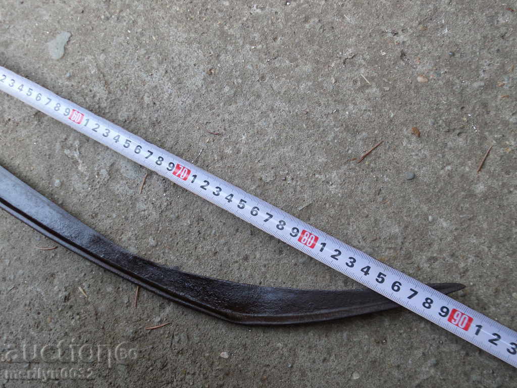 Delivery of Old hand-forged mowing hair, wrought iron Delivery of Old hand-forged mowing hair, wrought iron