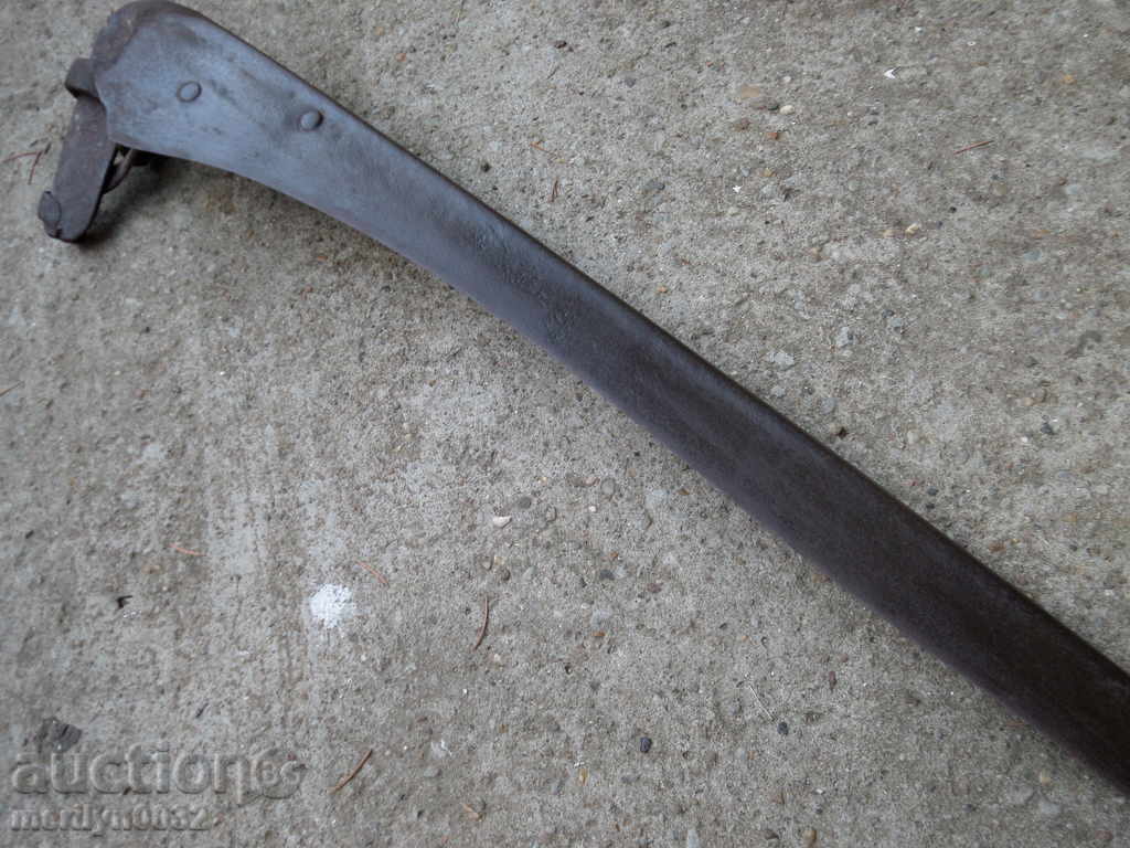 Old hand-forged mowing hair, wrought iron - 5 Old hand-forged mowing hair, wrought iron - 5