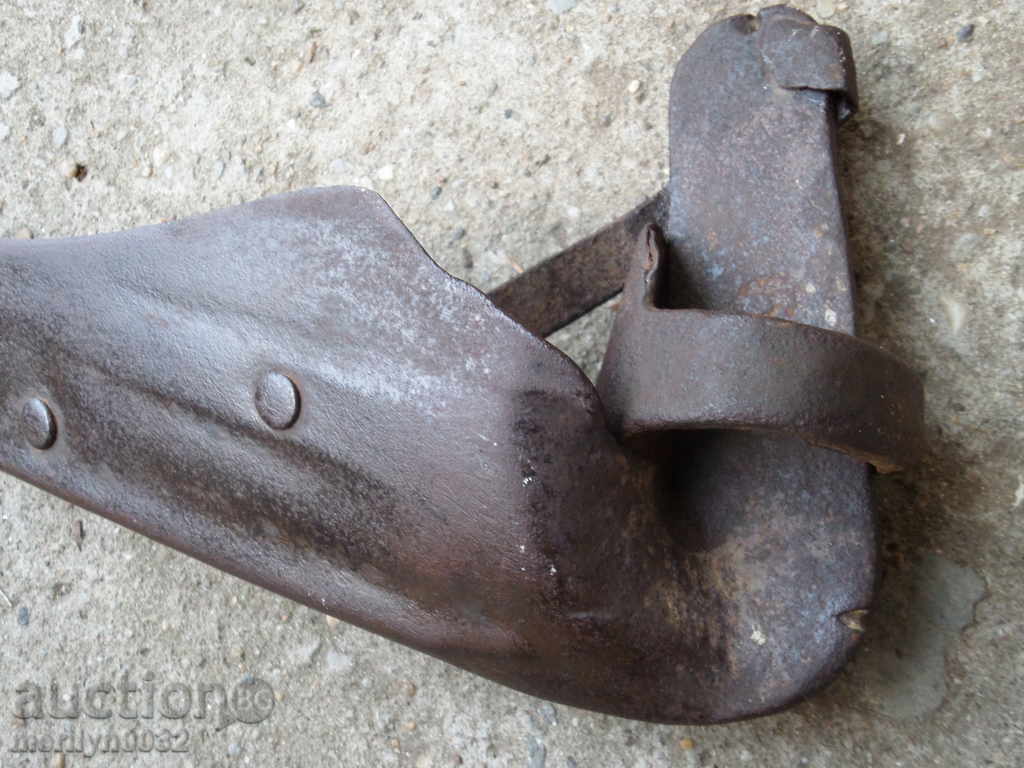 Old hand-forged mowing hair, wrought iron - 6 Old hand-forged mowing hair, wrought iron - 6