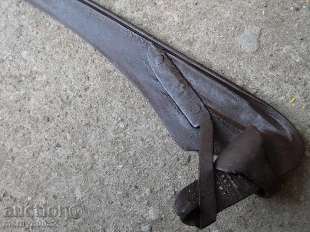 Old hand-forged mowing hair, wrought iron - 7 Old hand-forged mowing hair, wrought iron - 7