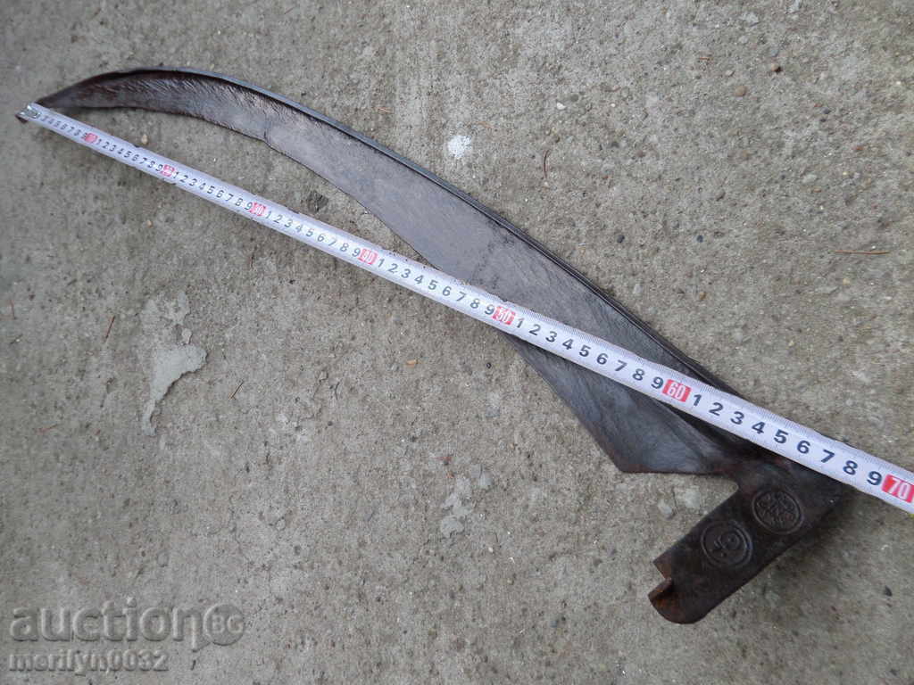 Delivery of Old hand-forged mowing hair, wrought iron Delivery of Old hand-forged mowing hair, wrought iron