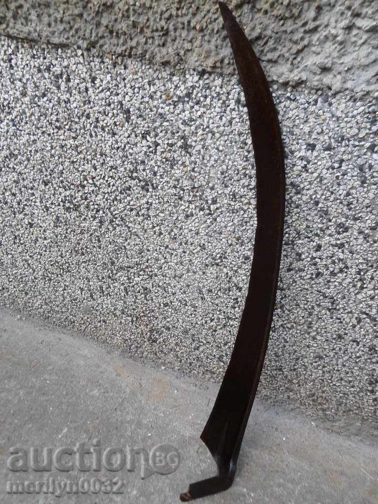Old hand-forged mowing hair, wrought iron - 5 Old hand-forged mowing hair, wrought iron - 5