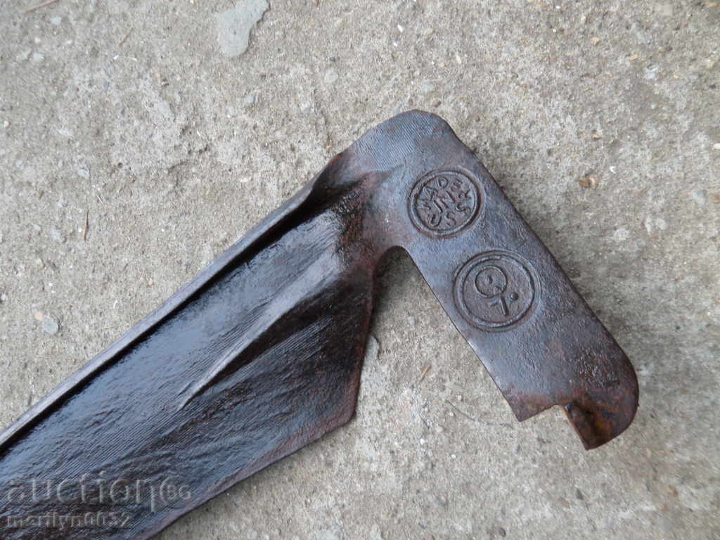 Old hand-forged mowing hair, wrought iron - 6 Old hand-forged mowing hair, wrought iron - 6