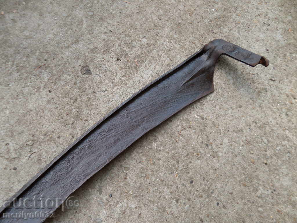Old hand-forged mowing hair, wrought iron - 7 Old hand-forged mowing hair, wrought iron - 7