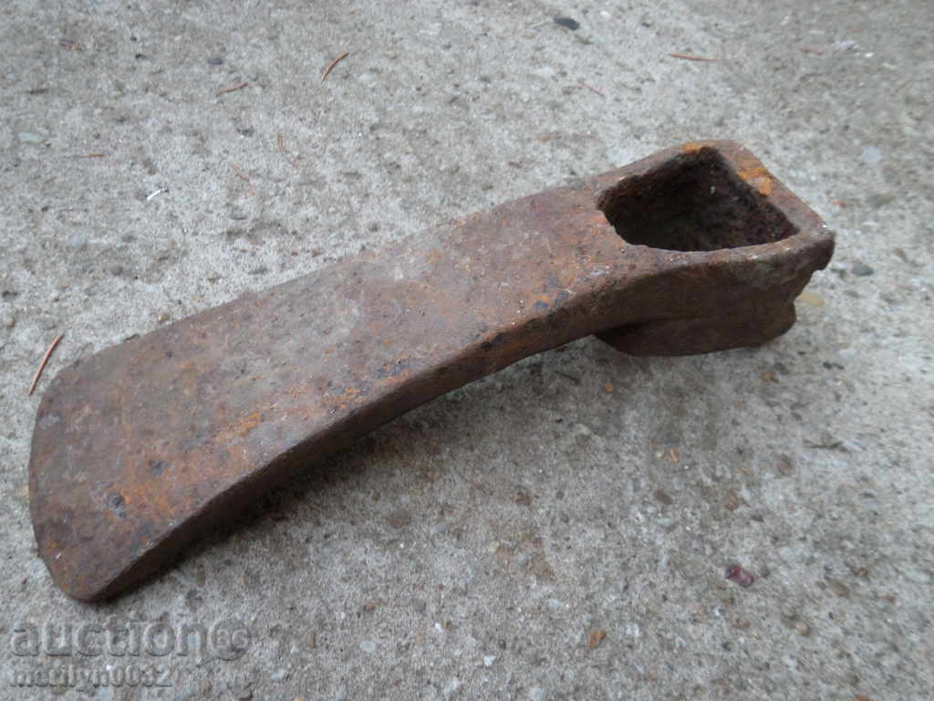 Auction Old forged turntable, wrought iron, picking, tool, top Auction Old forged turntable, wrought iron, picking, tool, top