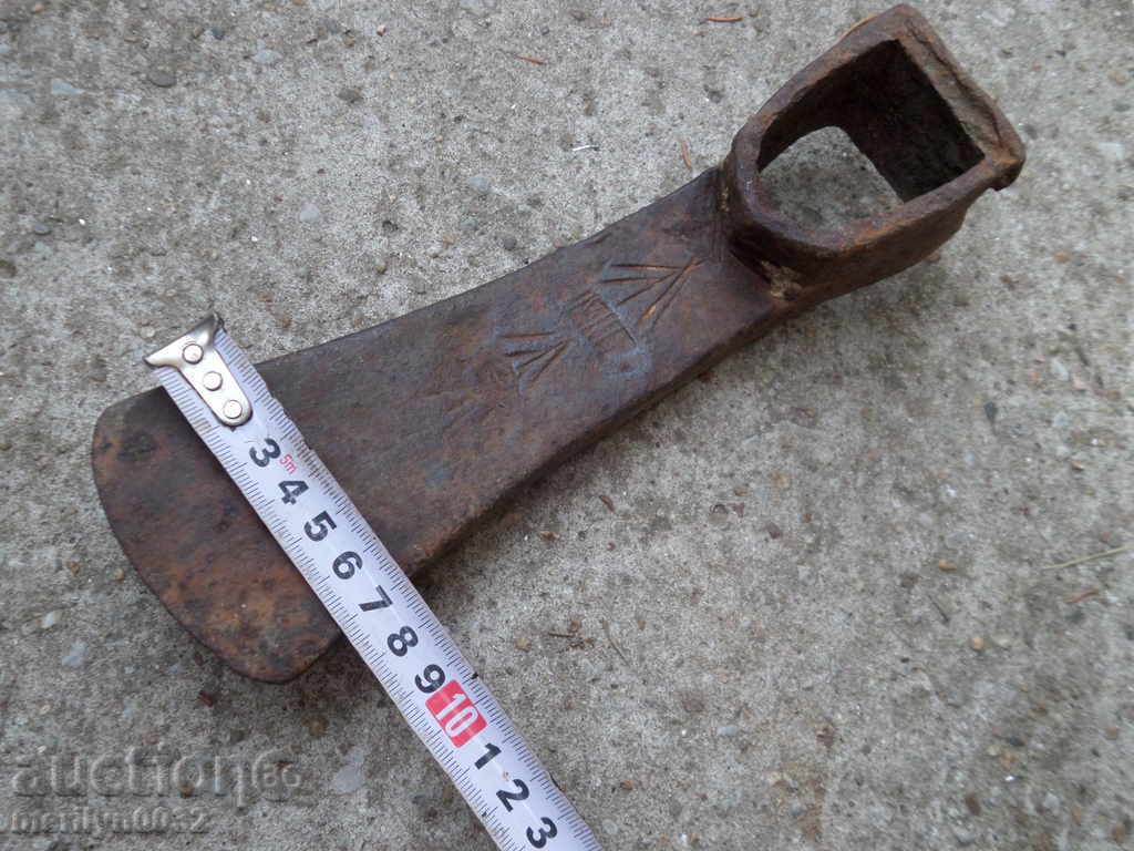 Old forged turntable, wrought iron, picking, tool, top - 6 Old forged turntable, wrought iron, picking, tool, top - 6