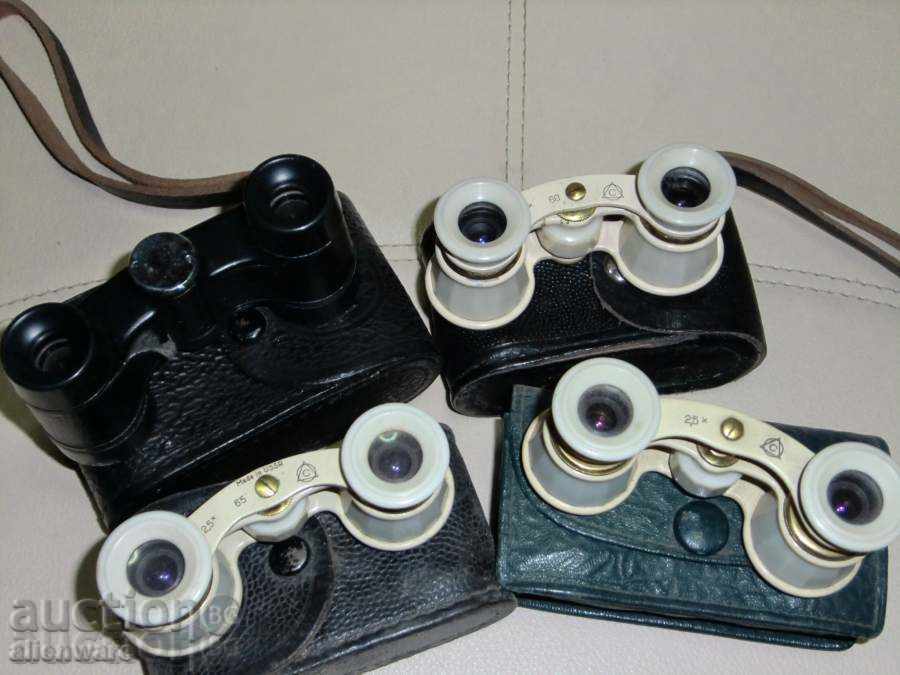 Lot of 3 theatrical binoculars - 5 Lot of 3 theatrical binoculars - 5