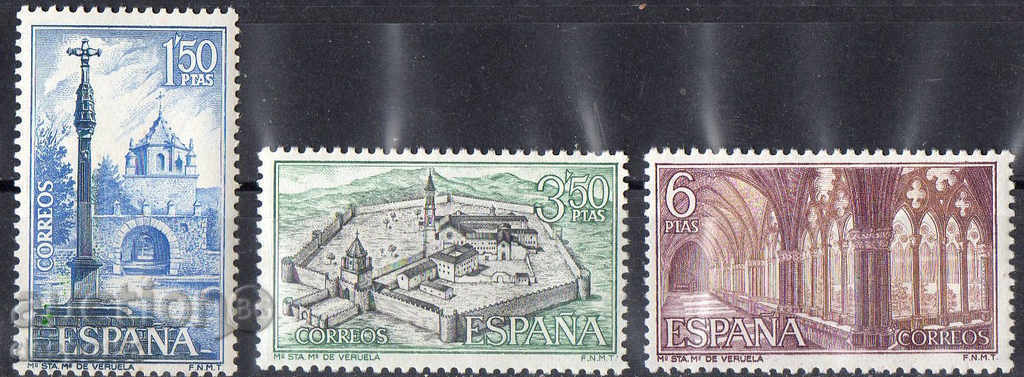 1967 Spania. Castele și mănăstiri.