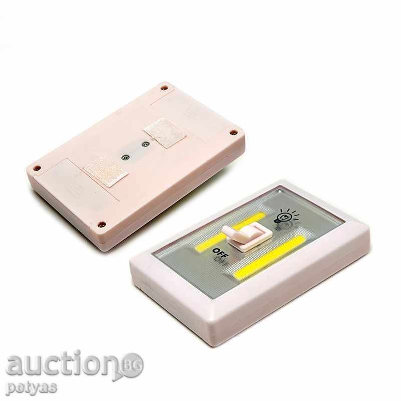 Wireless COB LED light2x3W-200 Lm with price 7.50 BGN | € 3.83 Wireless COB LED light2x3W-200 Lm with price 7.50 BGN | € 3.83