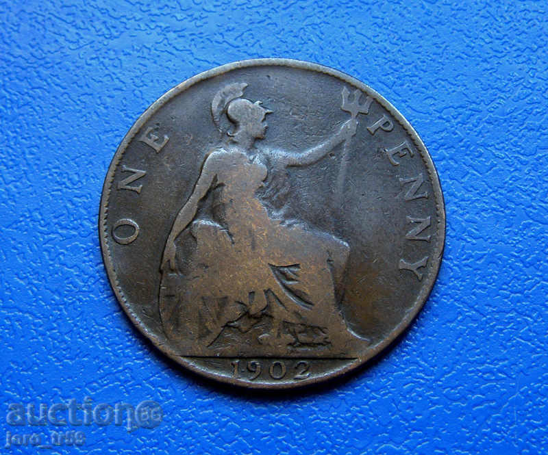 Marea Britanie 1 Penny 1902 - #1
