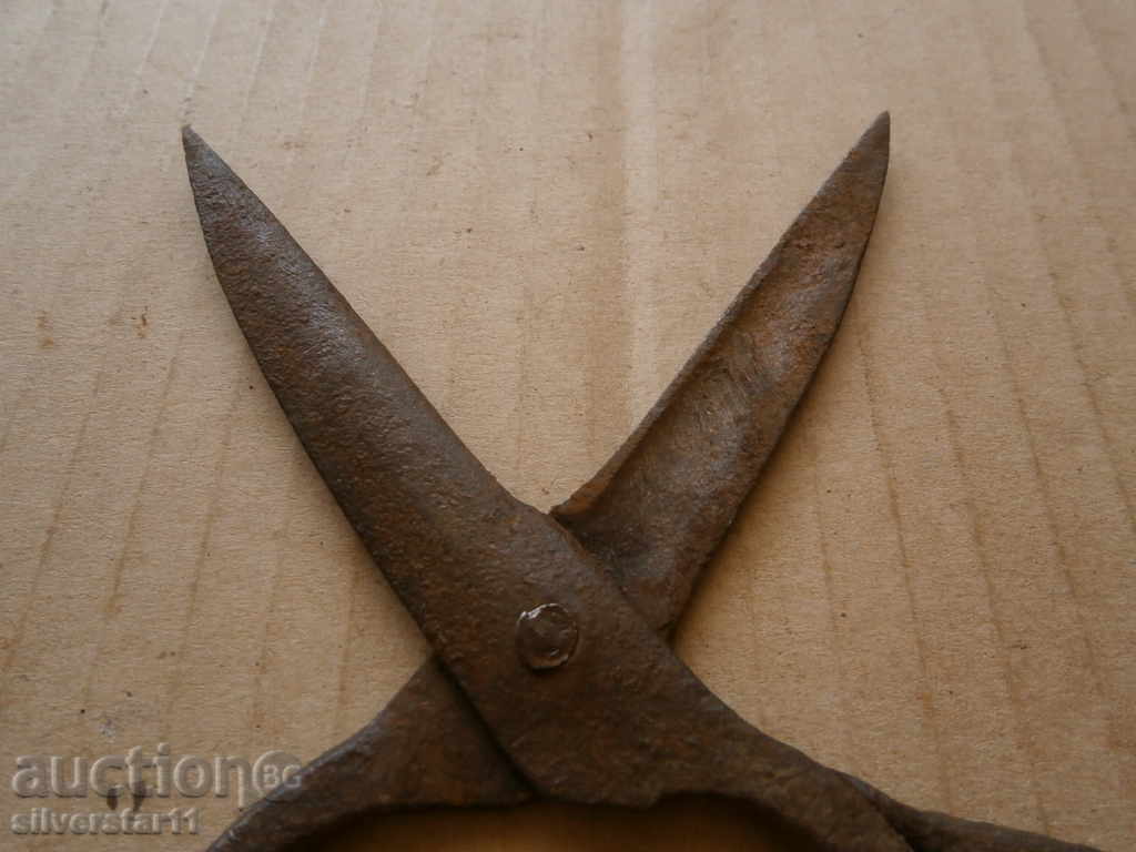old forged scissors - 5 old forged scissors - 5