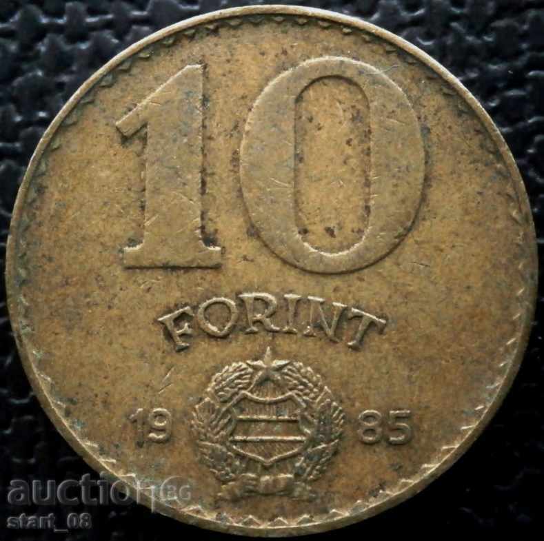 Ungaria 10 forint - 1985
