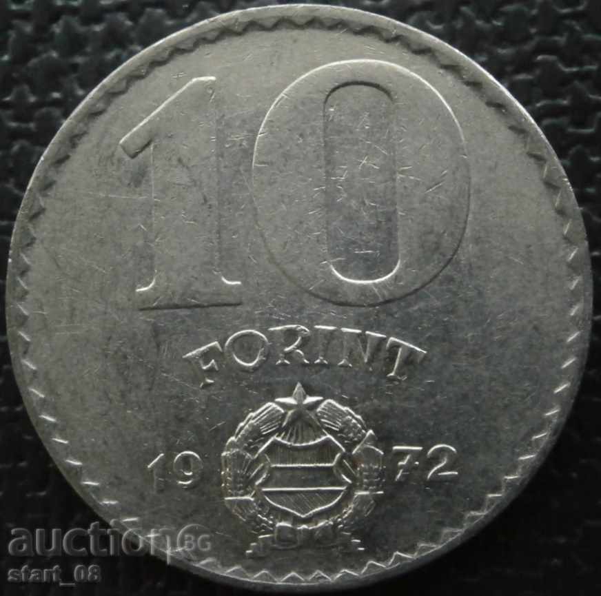 Ungaria 10 forint - 1972