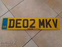*$*Y*$* NUMĂR DE ÎNMATRICULARE AUTO ANGLIA UK *$*Y*$*